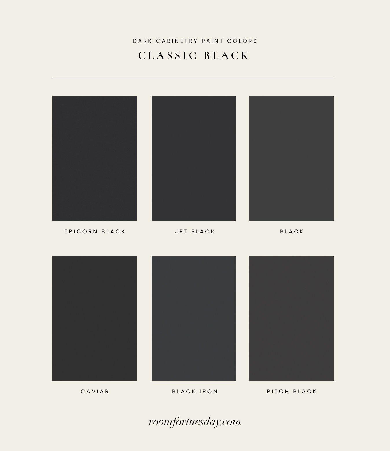 My Top Paint Color Picks for Dark Kitchen Cabinets - roomfortuesday.com