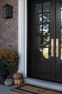 Replacing the Front Door & Fall Front Porch - roomfortuesday.com