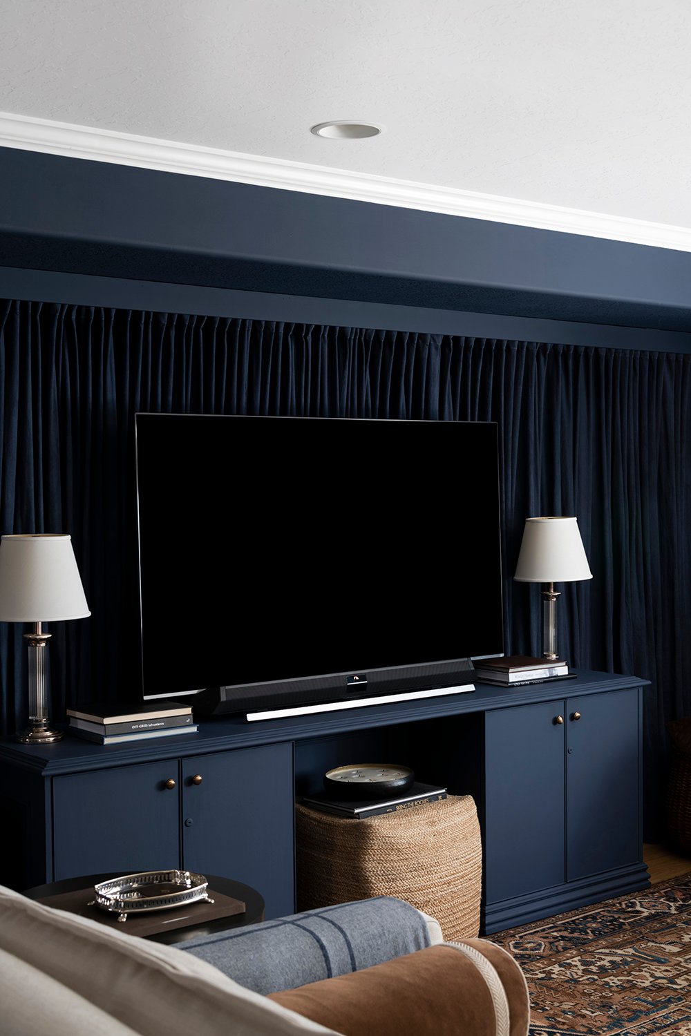 Basement Media Room Reveal - roomfortuesday.com