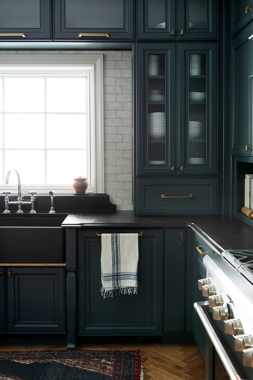Our Dark & Moody Kitchen Reveal - roomfortuesday.com